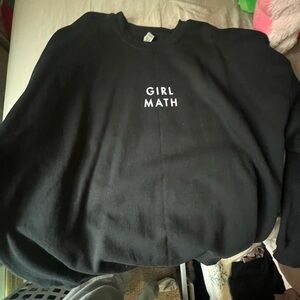 Girl Tribe Co. Girl Math sweatshirt